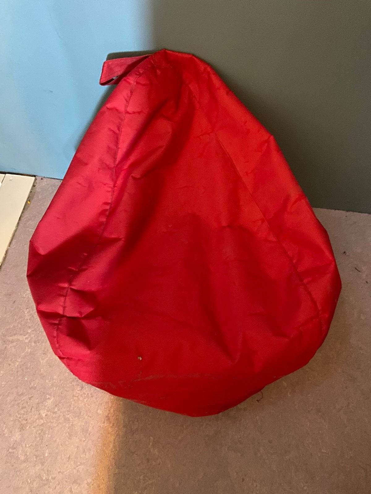 Sugarpufy kinder-zitzak rood, Huis en Inrichting, Zitzakken, Ophalen, Gebruikt, Rood, Zitzak