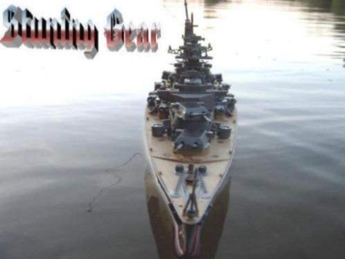 Gedetailleerd RC Slagschip BISMARCK Warship WOII Vaarklaar!, Ophalen of Verzenden, Nieuw