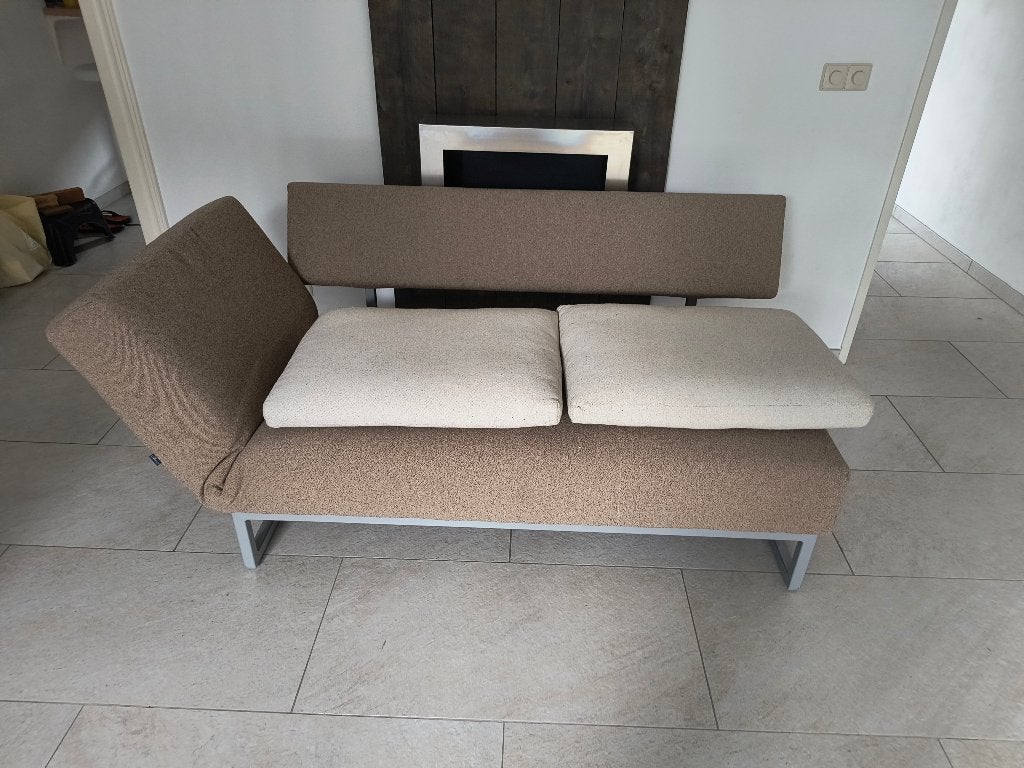 Slaapbank / sofa Franz Fertig, Ophalen, Eenpersoons, Bruin, 200 cm