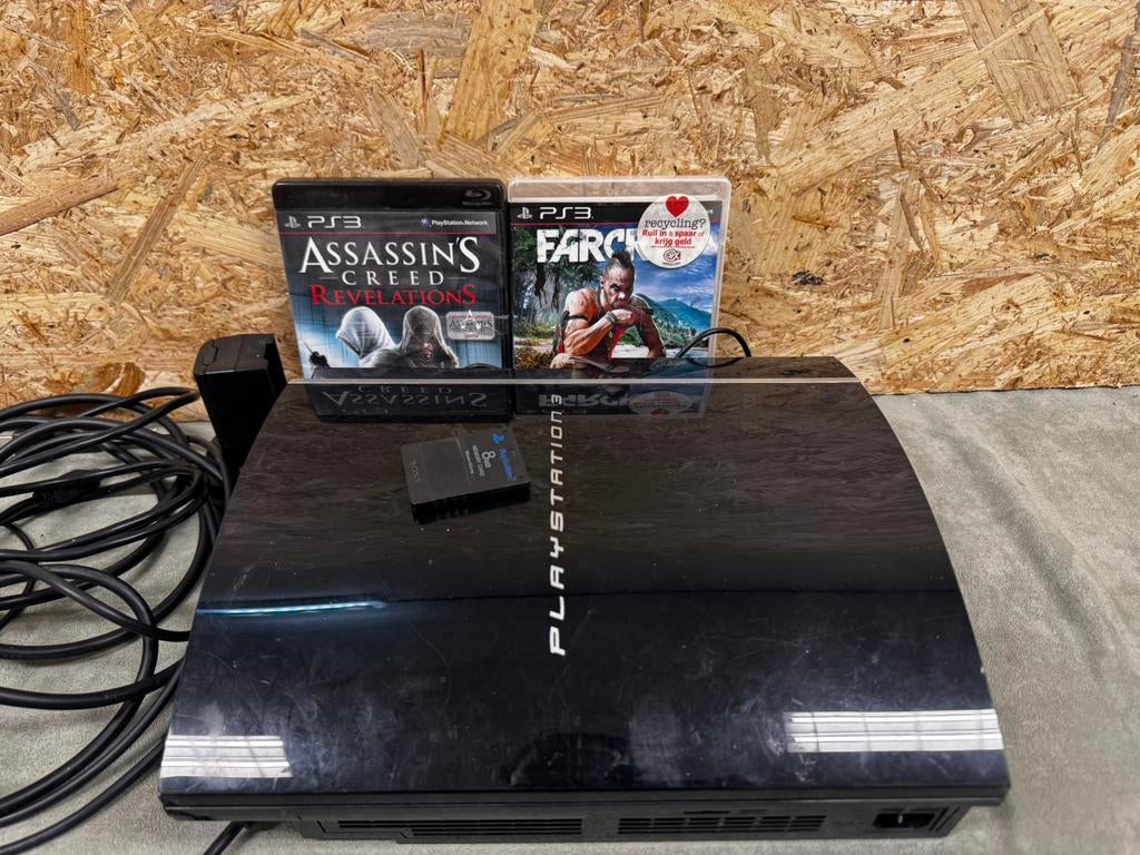Complete Sony PlayStation 3 (PS3) Fat+Games&Memory Card-ReK4, Gebruikt, 40 GB, Phat, Ophalen of Verzenden