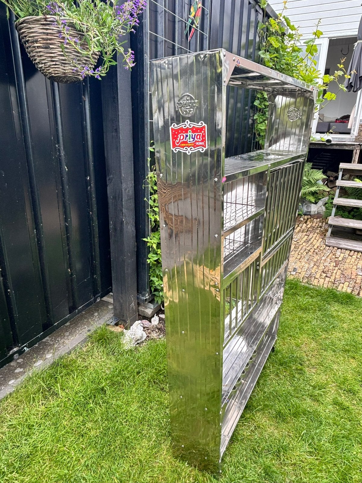 RVS keukenrek 90x150x20 cm, Ophalen, 100 tot 150 cm, 50 tot 100 cm, Zo goed als nieuw