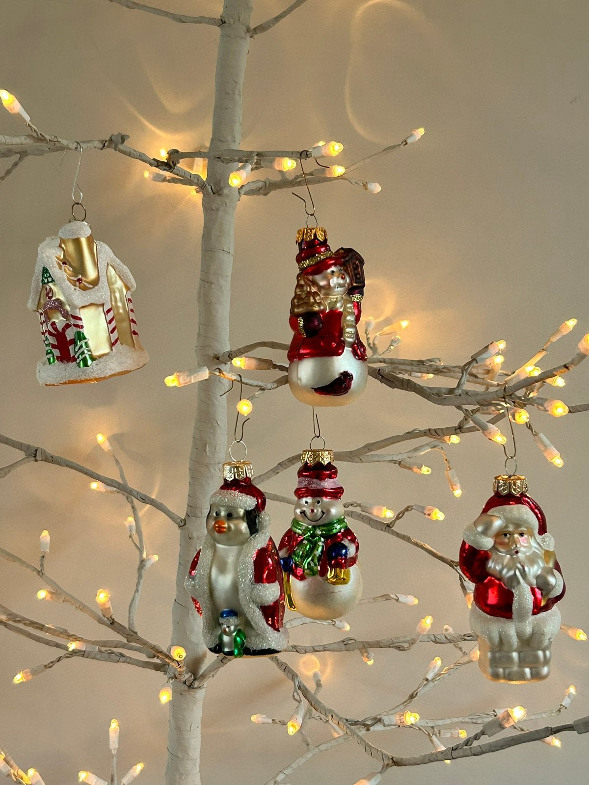 Kerstballen - ornamenten o.a pinguïn sneeuwpop, Ophalen of Verzenden, Zo goed als nieuw