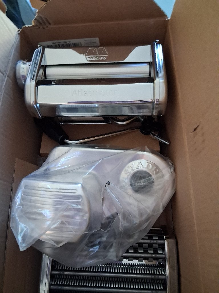 Niewe pasta maker in de doos, Ophalen, Metaal, Pastamachine, Overige merken