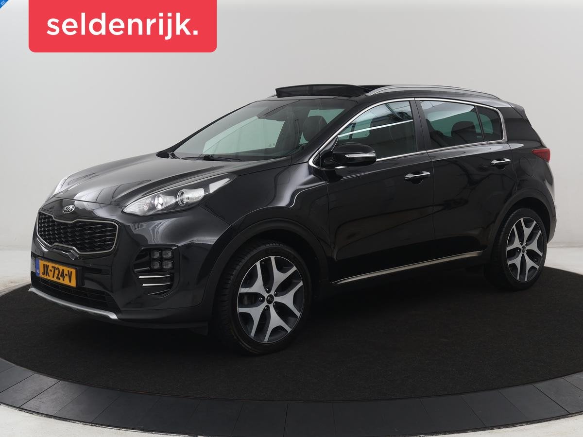 Kia Sportage 1.6 T-GDI GT-Line Pano.Dak | Camera | LED | Sto, Auto's, Voorwielaandrijving, Gebruikt, 4 cilinders, Zwart