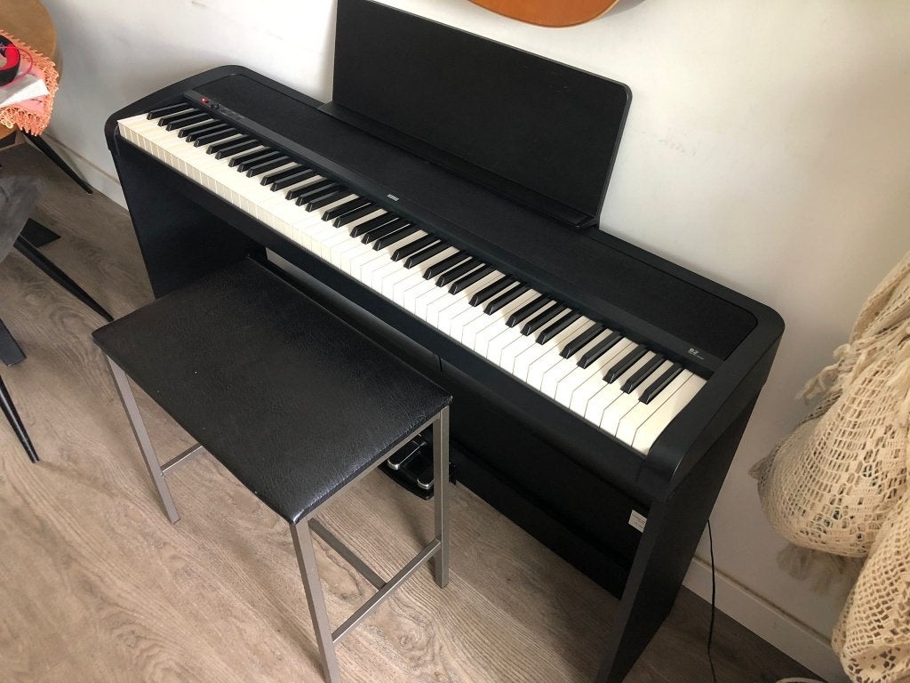 Korg B2 digital piano (all inclusief), Muziek en Instrumenten, Ophalen, Gebruikt, Zwart, Digitaal