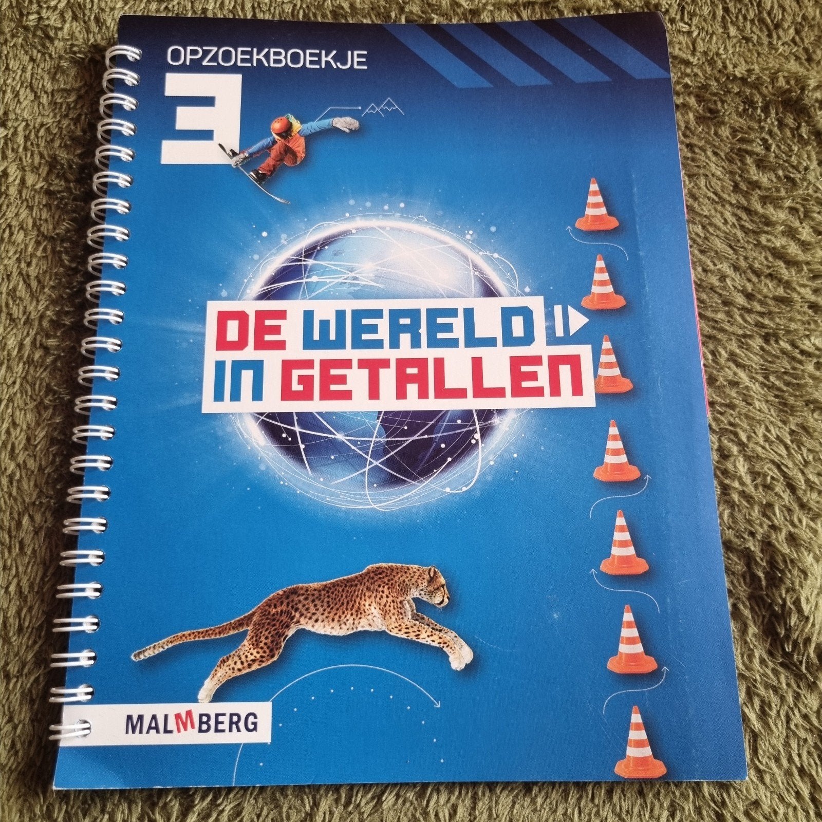 Groep 3 Opzoekboekje 3 De Wereld in Getallen - Malmberg, Ophalen of Verzenden, Zo goed als nieuw, Malmberg, Non-fictie