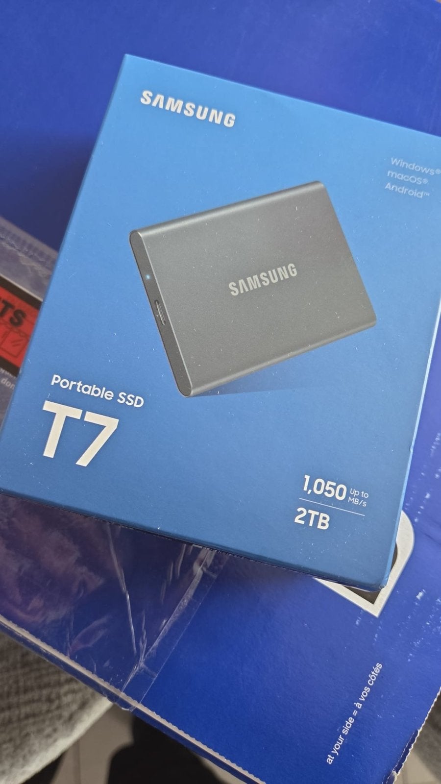 Samsung Portable SSD T7 2TB Externe SSD, Server, SSD, Nieuw, Ophalen of Verzenden