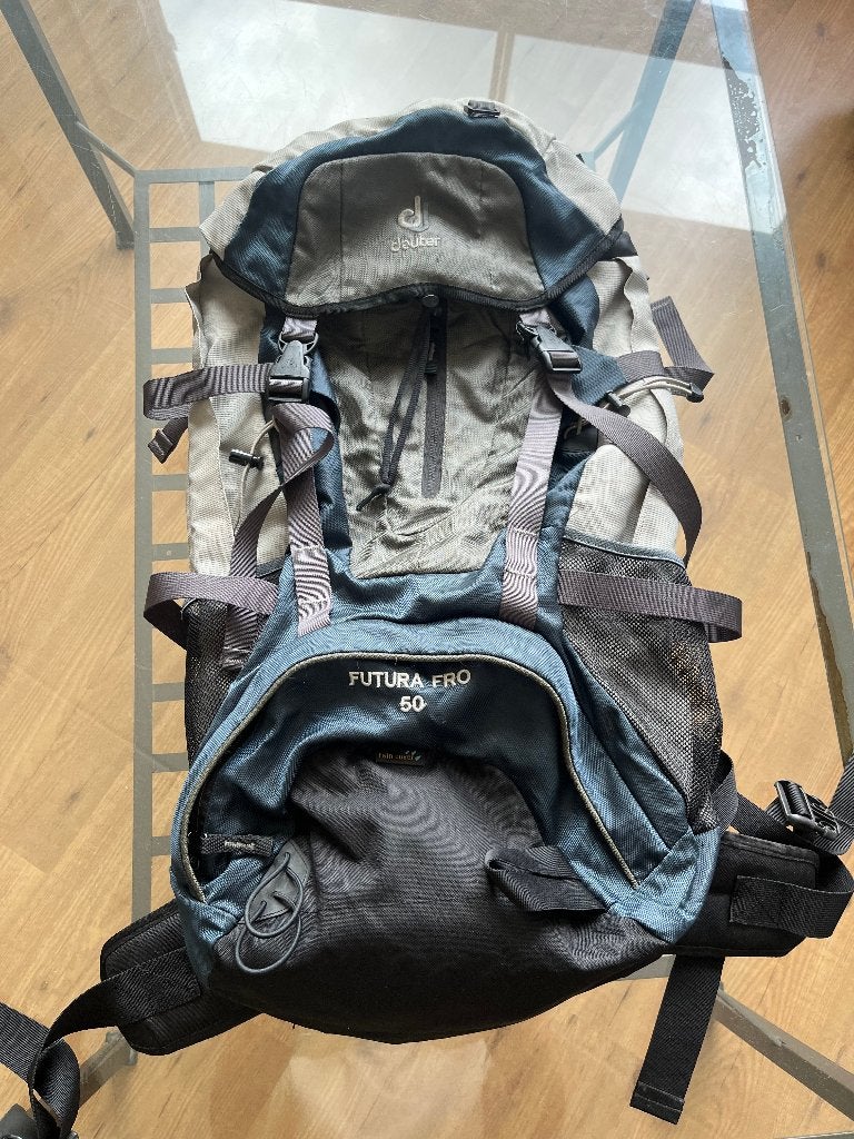 Backpack 50 + 10L, 40 cm of meer, Gebruikt, 60 cm of meer, Ophalen