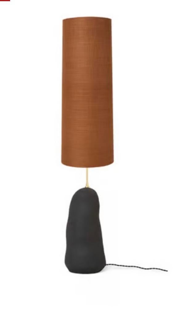 Ferm living eclipse lampenkap kleur curry zgan, Ophalen, Zo goed als nieuw, Minder dan 100 cm, Stof