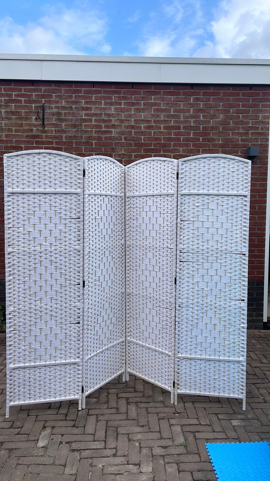 Wit kamerscherm 200x175 ophalen, Ophalen, Gebruikt