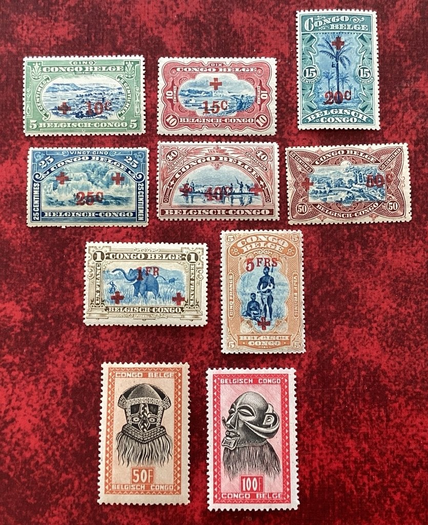 Postzegels Belgisch Congo, Verzenden, Postfris