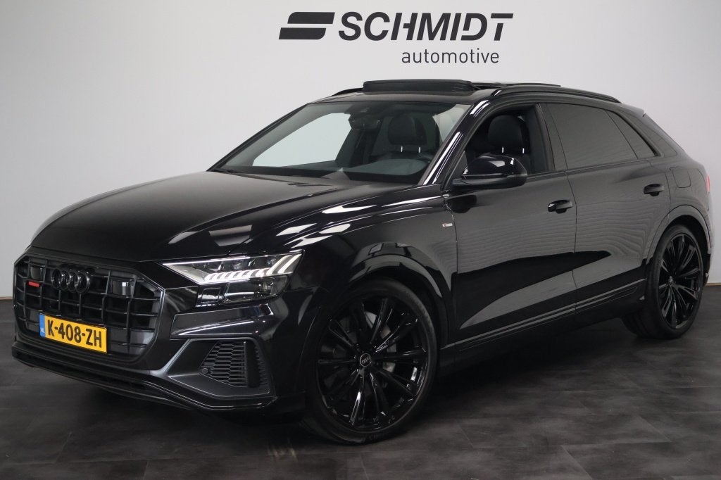 Audi Q8 55 TFSI S-Line 381PK | Nieuwe accu SOH 100% | 23" |, Auto's, 14 kWh, Gebruikt, 2995 cc, Q8