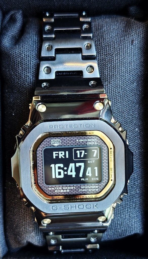 Casio G-Shock solar radio bluetooth Mobile Link, Staal, Polshorloge, Ophalen of Verzenden, Zo goed als nieuw