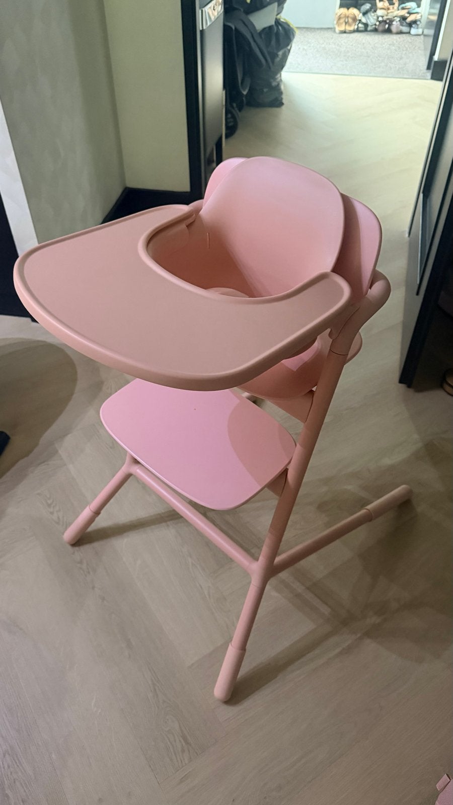 Cybex Lemo 4-in-1 kinderstoel - Pearl Pink, Ophalen, Zo goed als nieuw, Meegroeistoel, Afneembaar eetblad