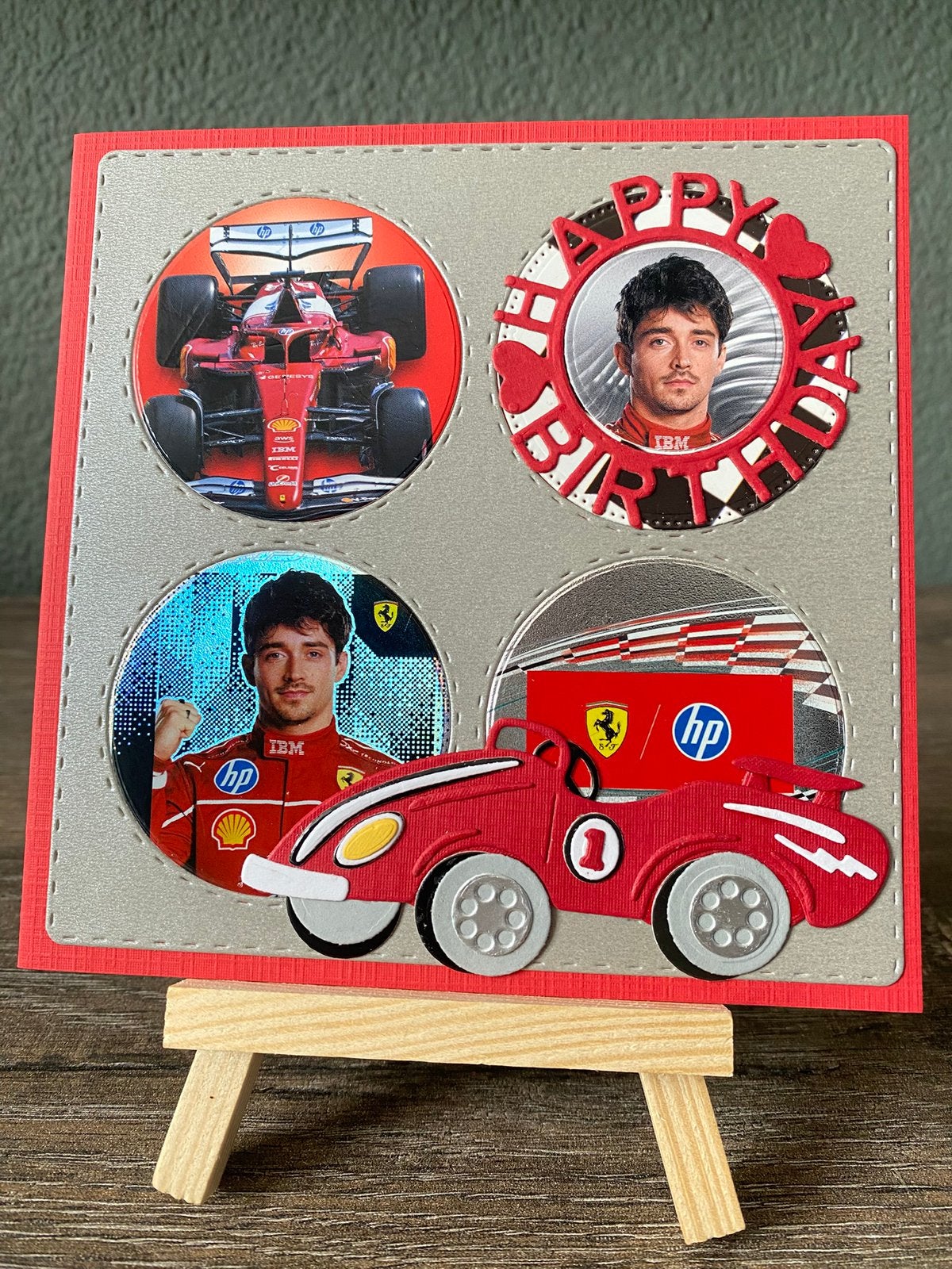 Wenskaart met envelop nr 474 Charles Leclerc F1, Ophalen of Verzenden, Nieuw, Overige thema's
