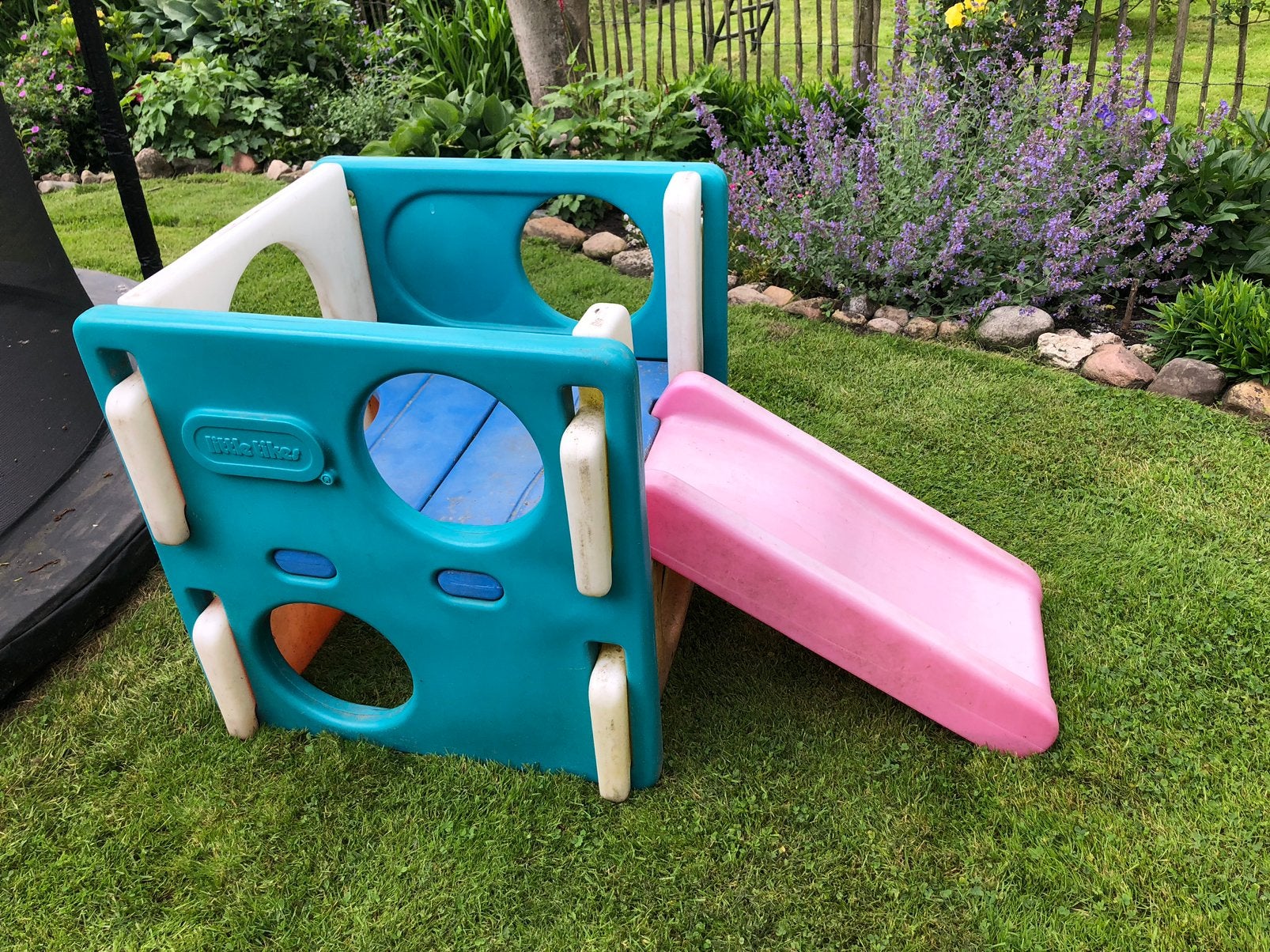 Glijbaan little tikes €25,-, Kinderen en Baby's, Speelgoed | Buiten | Speeltoestellen, Ophalen, Zo goed als nieuw, Glijbaan