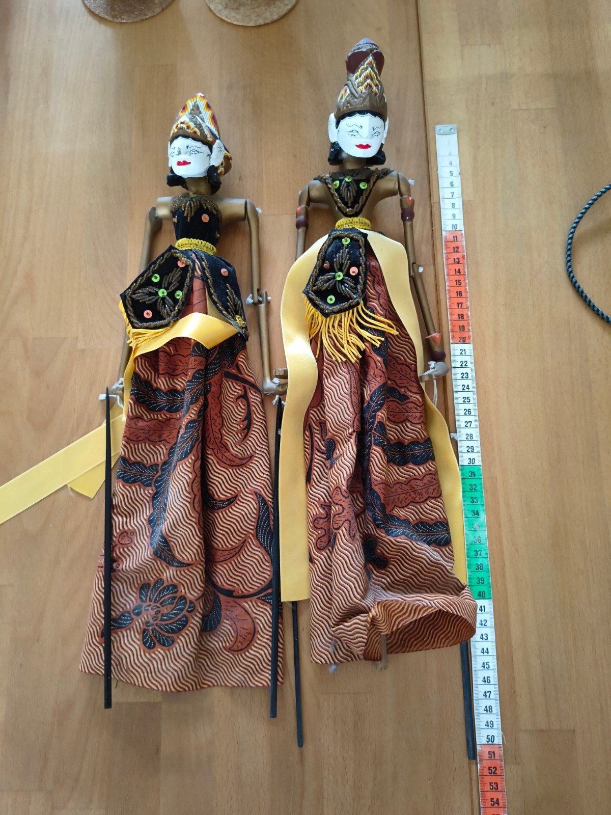 Set van 2 Indonesische Wayang Golek poppen, Indonesië, Ophalen of Verzenden