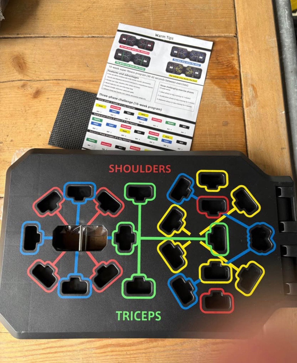 multifunctioneel push-up board, Sport en Fitness, Ophalen, Zo goed als nieuw