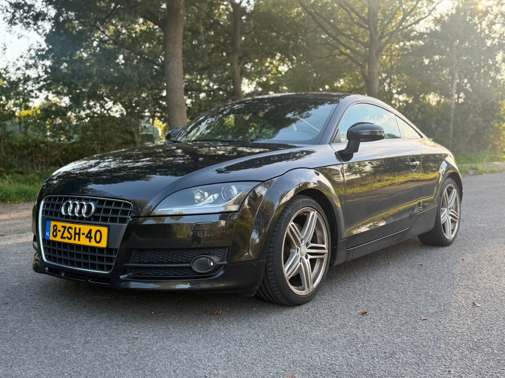 Audi 2007 Zwart | Automaat | nieuwe APK | Full option, Auto's, 1984 cc, 4 stoelen, Zwart, Particulier