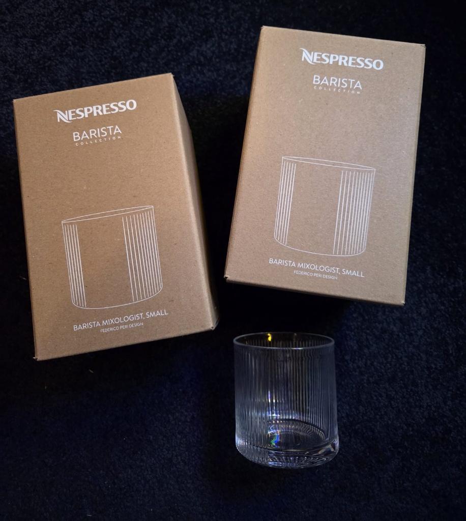 Nespresso glazen nieuw !, Huis en Inrichting, Keuken | Servies, Glas of Glazen, Nieuw, Ophalen of Verzenden, Glas