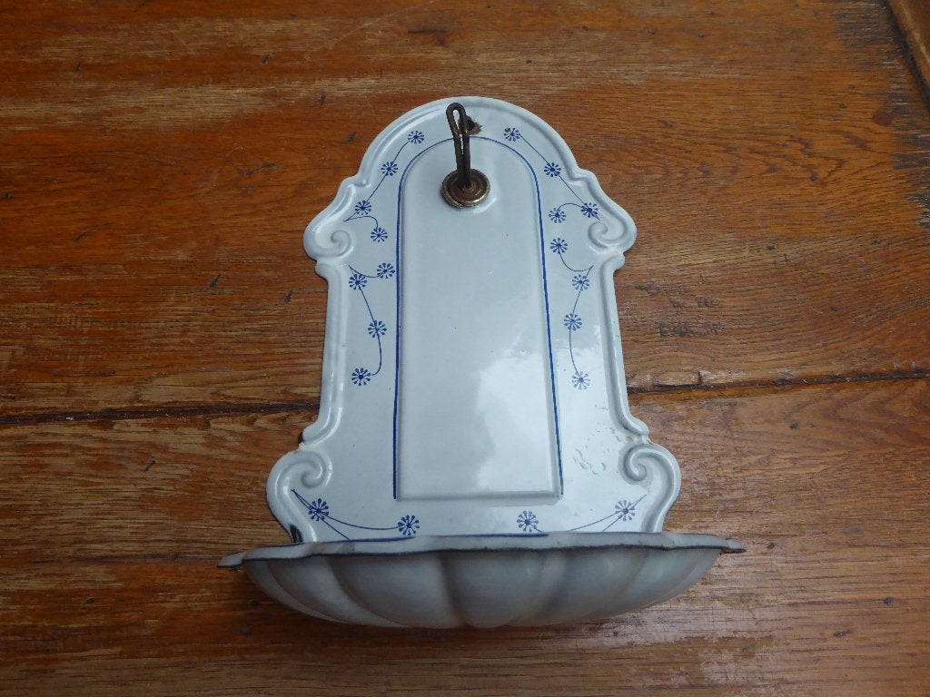 Apart antiek emaille zeepbakje, Antiek en Kunst, Ophalen of Verzenden