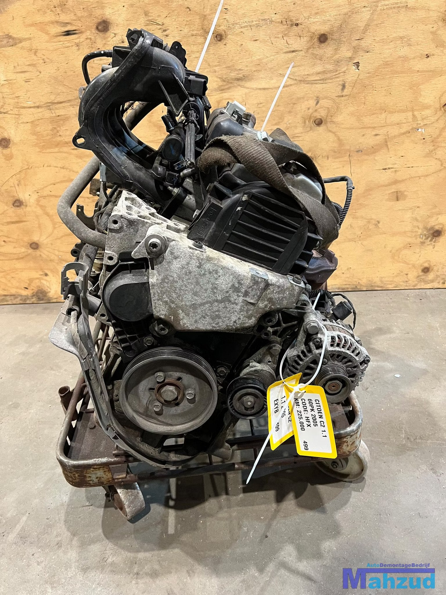 CITROEN C2 1.1 Motorblok motor HFX 2002-2010, Gebruikt, Citroën, Stellantis N.V., Ophalen of Verzenden