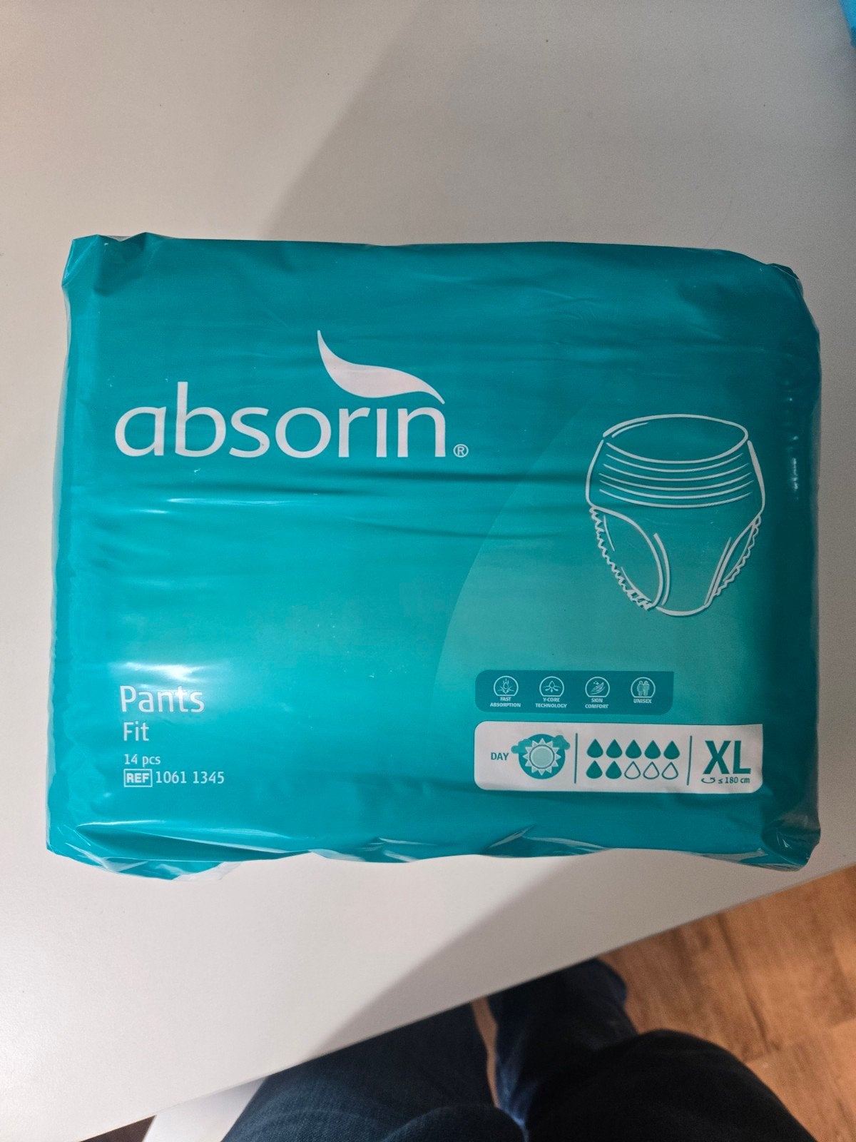 absorin incontinentie pants, Ophalen, Nieuw