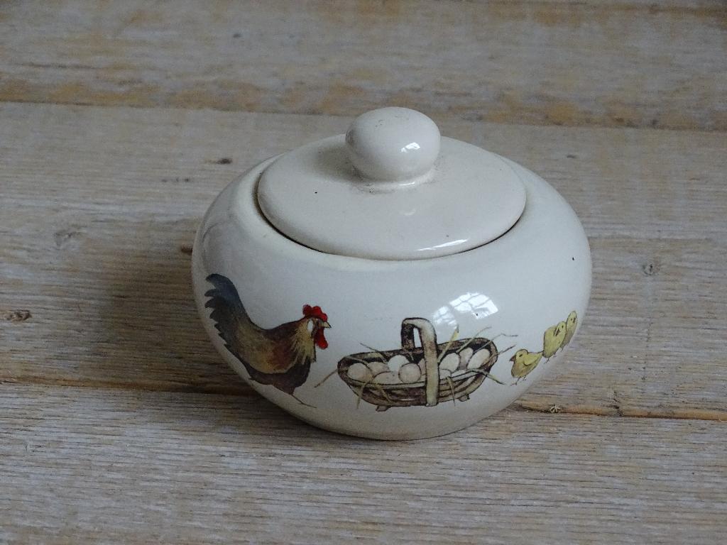 Servies, Jet (by Ter Steege) CHICKEN, zo goed als nieuw, Overige typen, Ophalen of Verzenden, Zo goed als nieuw, Overige stijlen