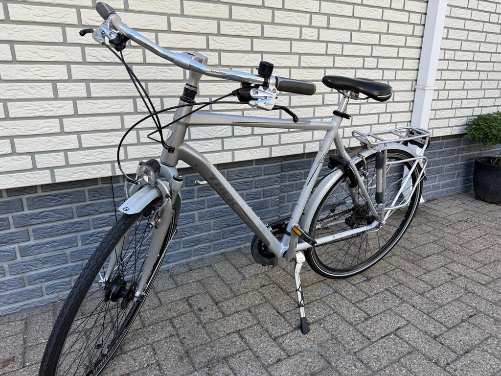 Trek herenfiets 60 inch - Zeer Mooi en Robuust, Fietsen en Brommers, Fietsen | Heren | Herenfietsen, Velgrem, Versnellingen, Zo goed als nieuw