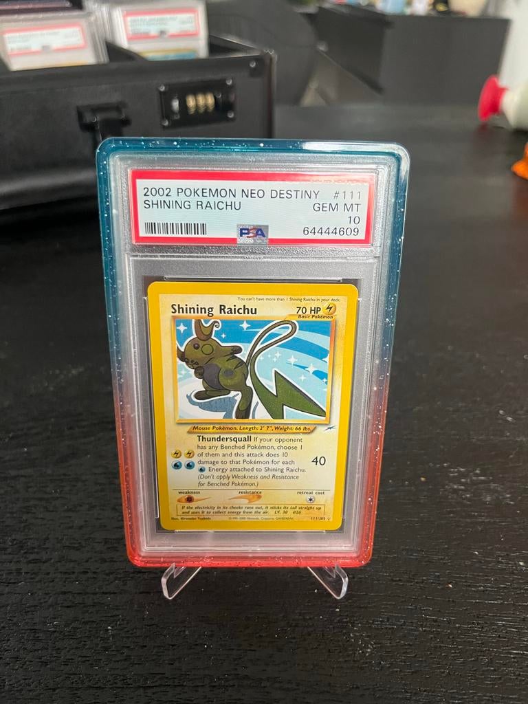 Pokémon Shining Raichu 2002 Neo Destiny PSA 10 GEM MINT, Hobby en Vrije tijd, Verzamelkaartspellen | Pokémon, Ophalen of Verzenden