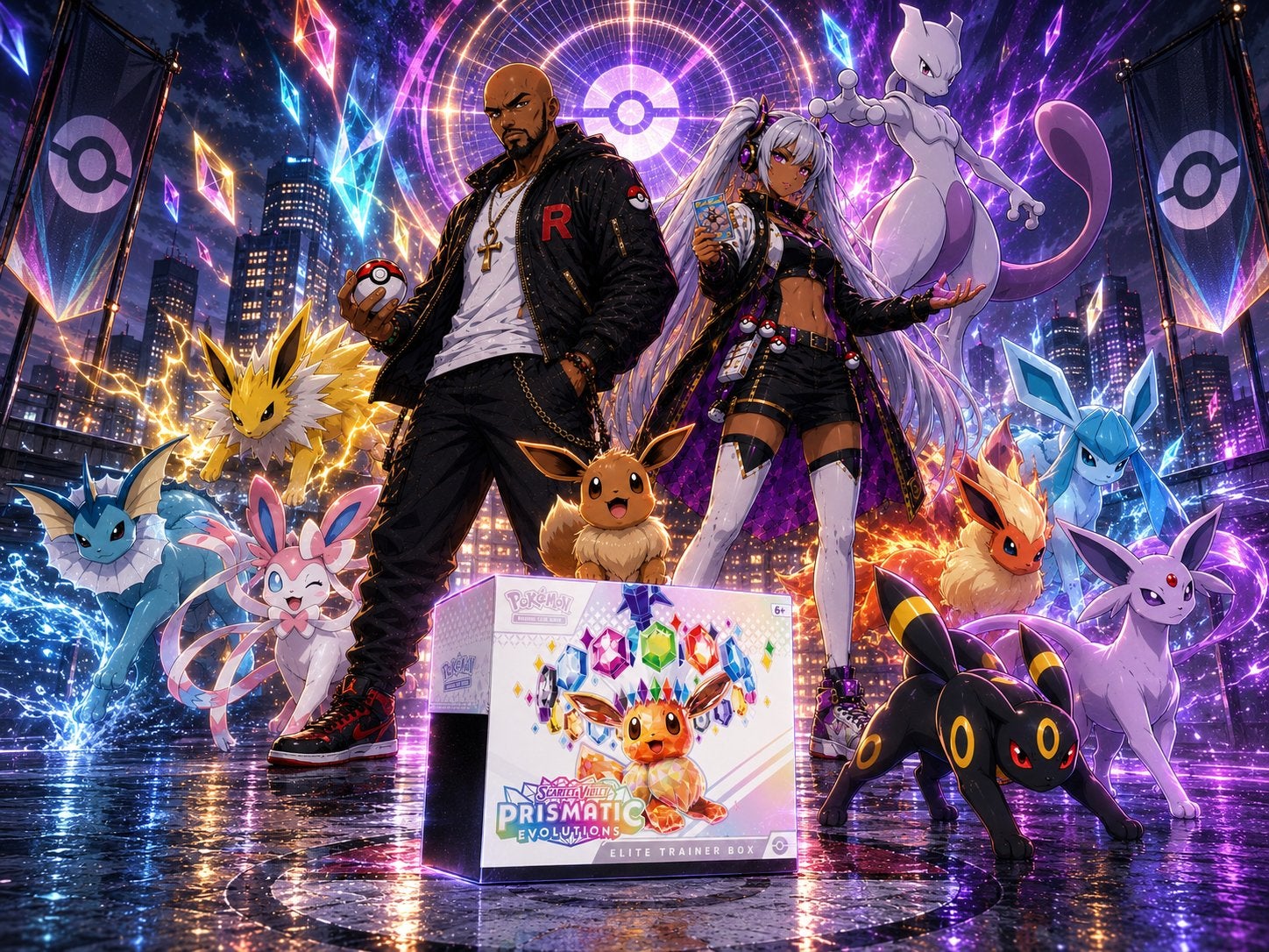 Pokémon Prismatic Evolutions ETB | Nieuw & Geseald, Ophalen, Nieuw, Boosterbox