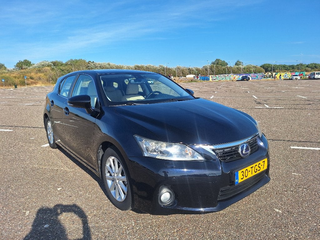 Lexus CT-H 200H 1.8 Hybrid 2012 Zwart, Auto's, Beige, 4 cilinders, Leder, CT-H
