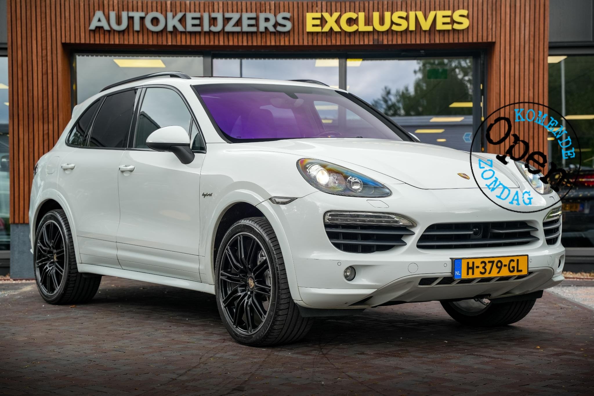 Porsche Cayenne 3.0 S Hybrid Panodak Bose Memory Stoelkoelin, Auto's, Automaat, Gebruikt, 2995 cc, Wit