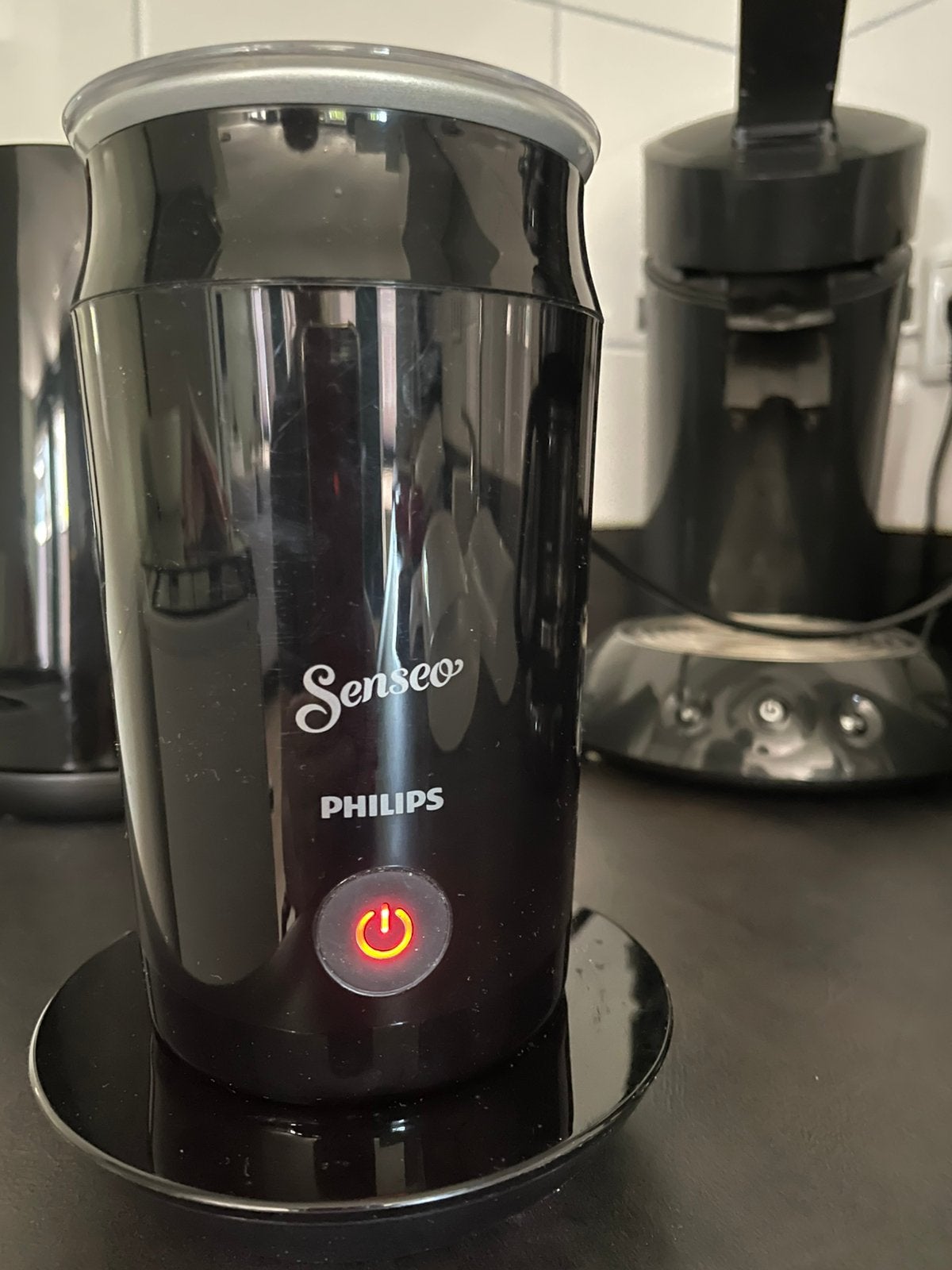 Senseo Philips melk opschuimer., Ophalen, Zo goed als nieuw, Elektrische melkopschuimer
