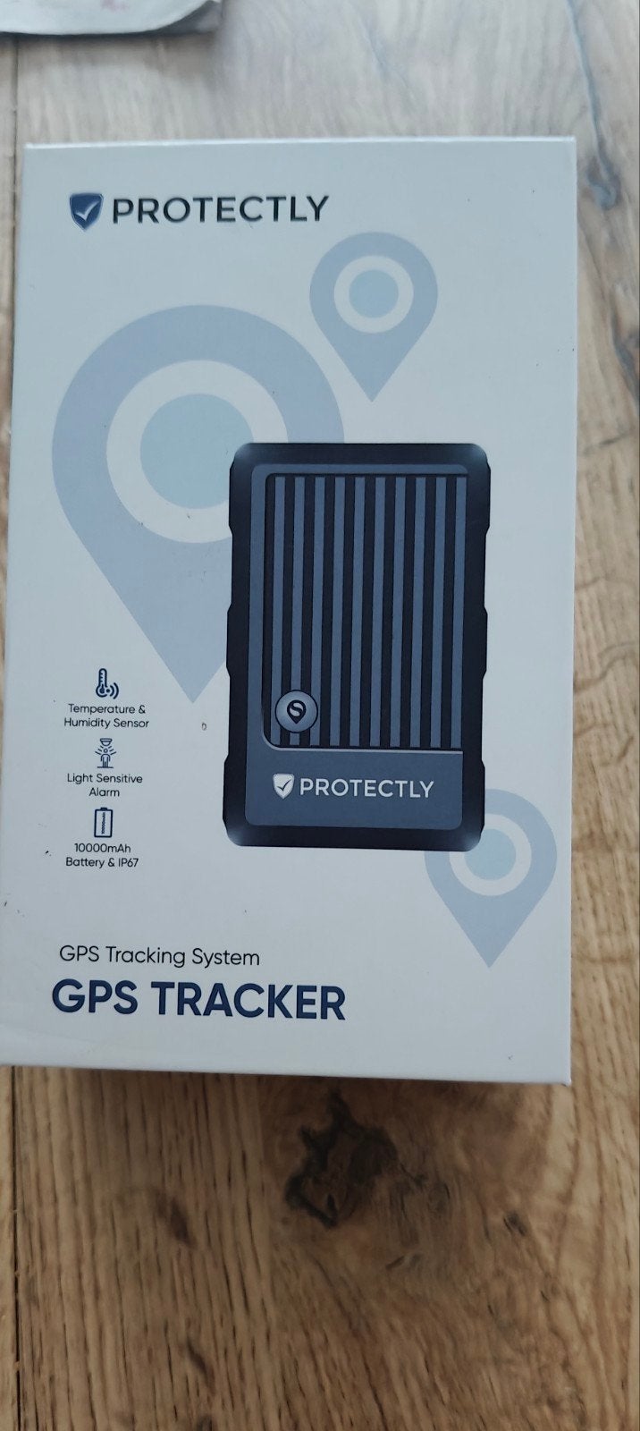 Protectly GPS Tracker met ingebouwde simkaart, Ophalen of Verzenden, Draadloos, Nieuw