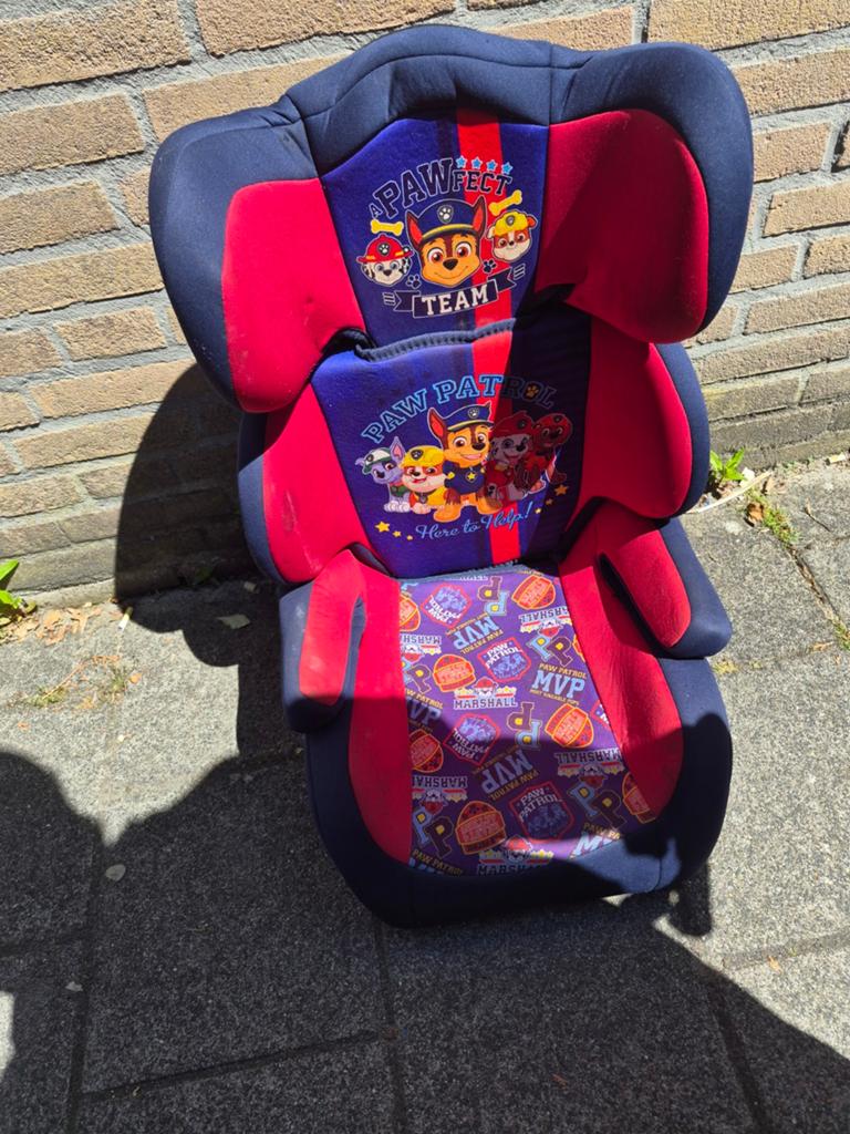Paw Patrol kinderstoel - bekleding moet gewassen worden, Afneembare rugleuning, 9 t/m 36 kg, Ophalen, Overige merken