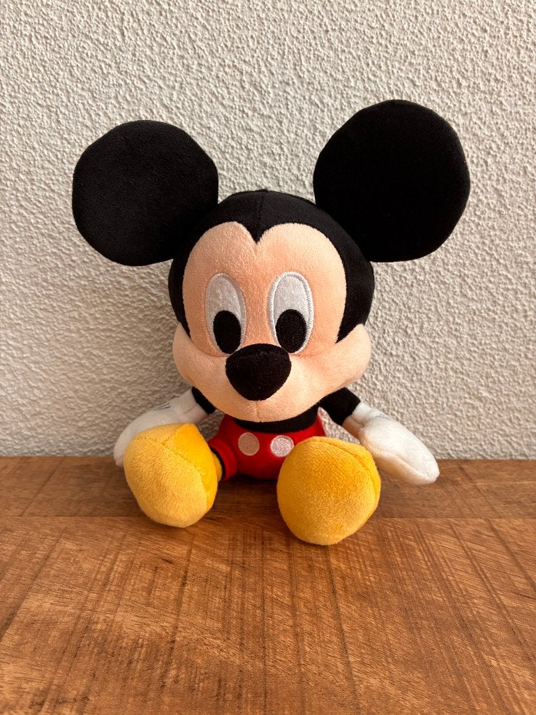 Disney knuffel Mickey Mouse. 20 cm. ZGAN. (meer op FOTO's), Muis, Disney, Disney, Ophalen of Verzenden
