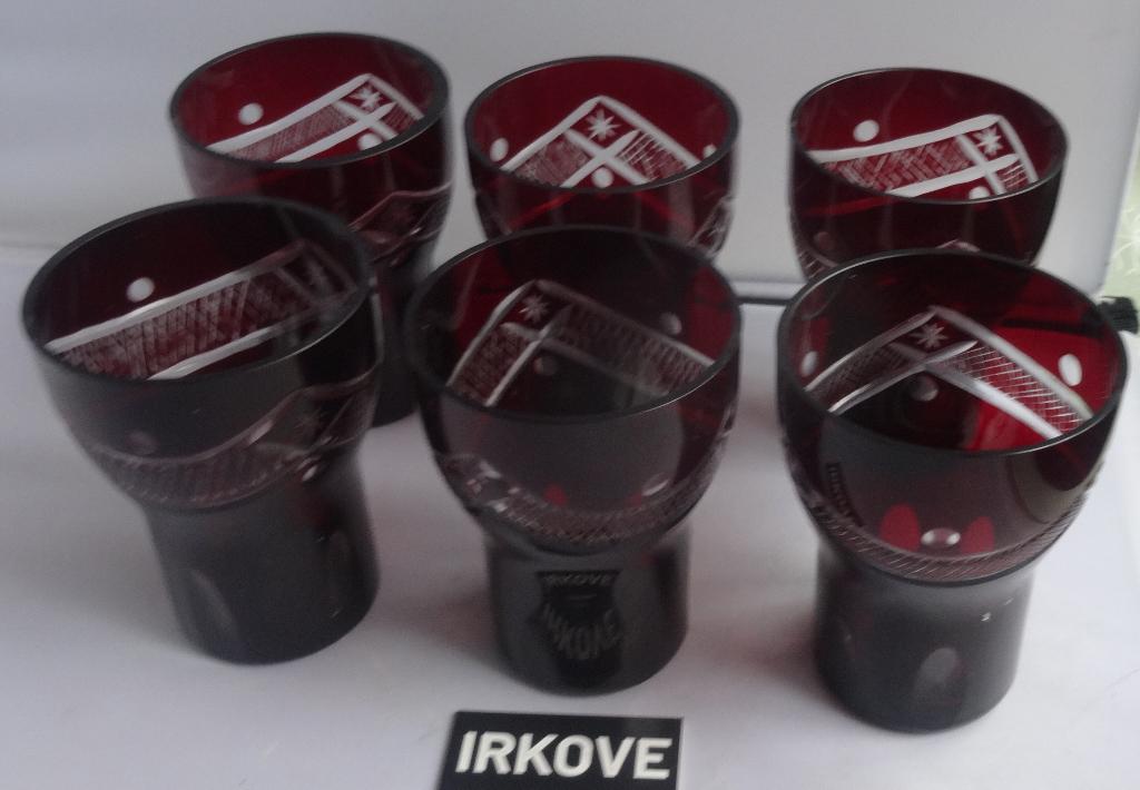 BOHEEMSE LIMONADE / WATER GLAZEN * 6 Stuks *, Verzamelen, Verzenden, Zo goed als nieuw, Kristal, Glas of Glazen