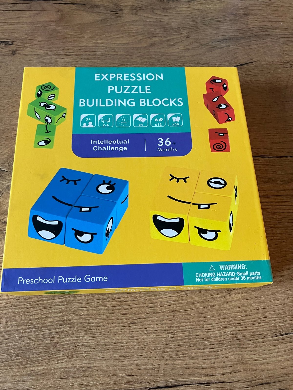 Expression Puzzle Bouwblokken - Educatief Spel, Ophalen of Verzenden, Gebruikt, Puzzelen