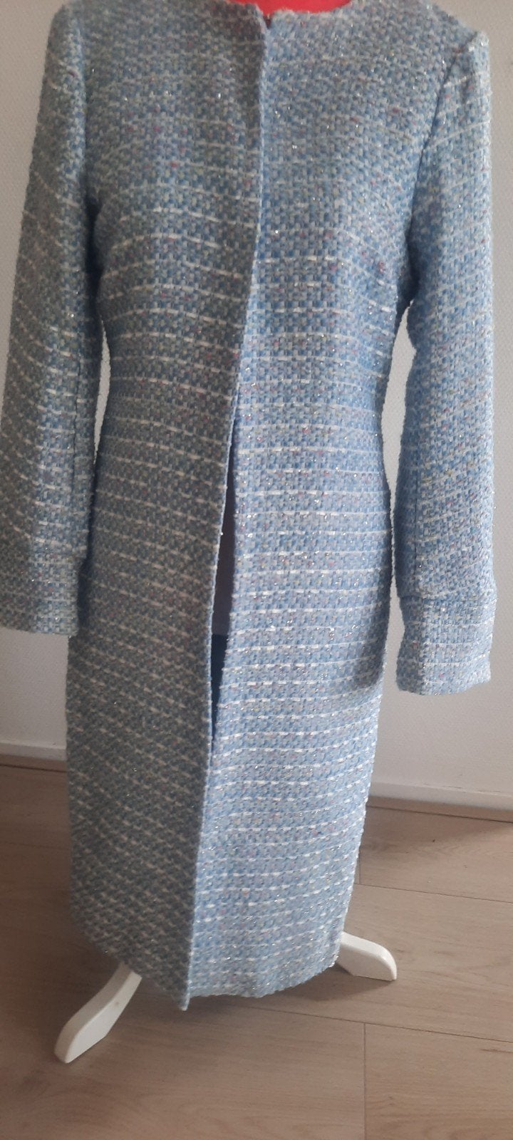 Lichtblauwe zomerjas Addy van den Krommenacker, Ophalen of Verzenden, Zo goed als nieuw, Blauw