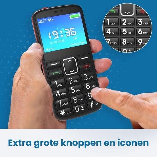 Senzo Senioren Telefoon, 1 handset, Theodoor Colenbranderhof 9, 3059LC Rotterdam, Nederland, Info@currentcomponents.nl, Nieuw