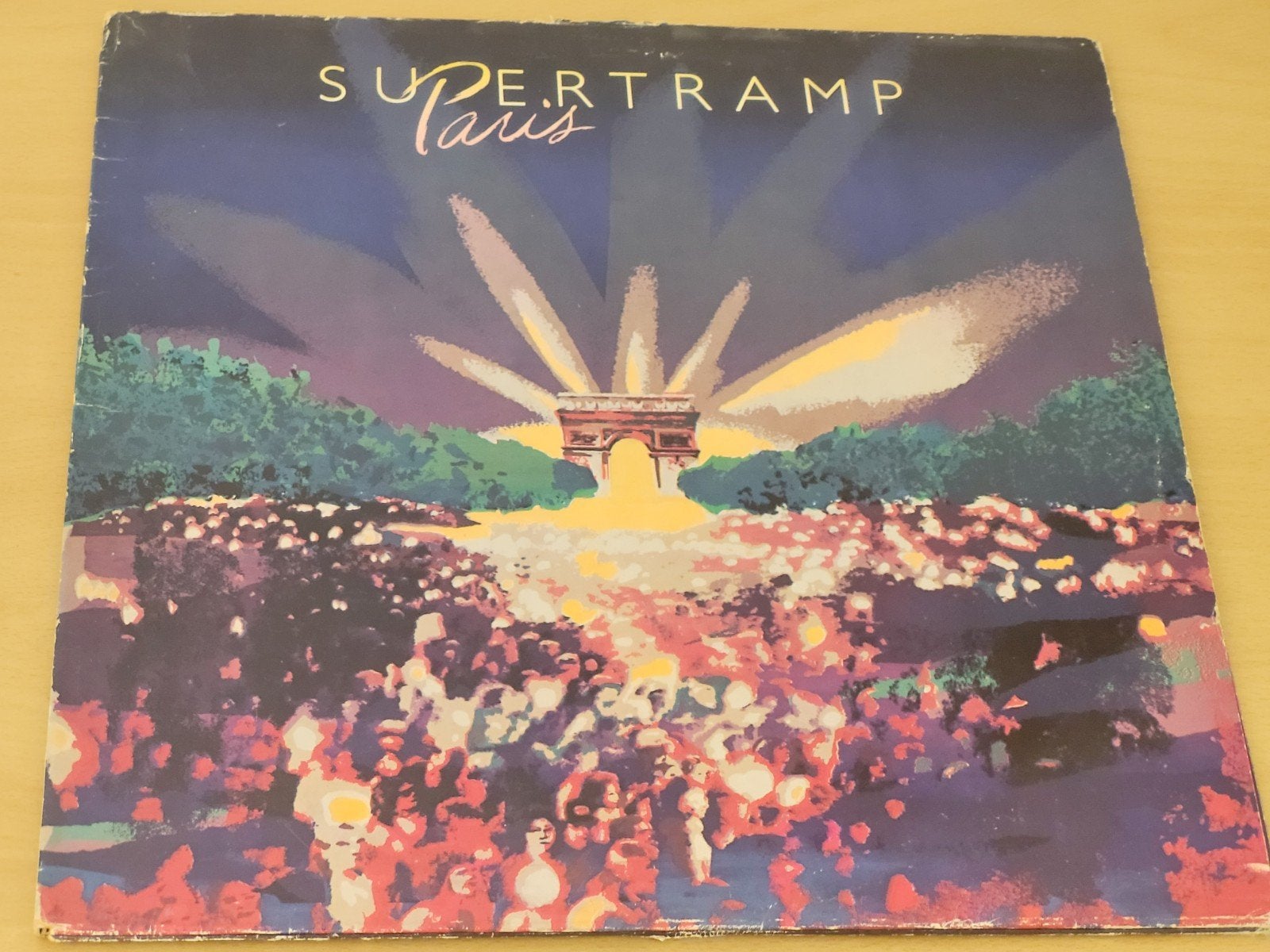 LP vinyl Supertramp - Paris (Dubbel-LP, Live Album), Rock, Gebruikt, Ophalen of Verzenden, Dubbel-LP