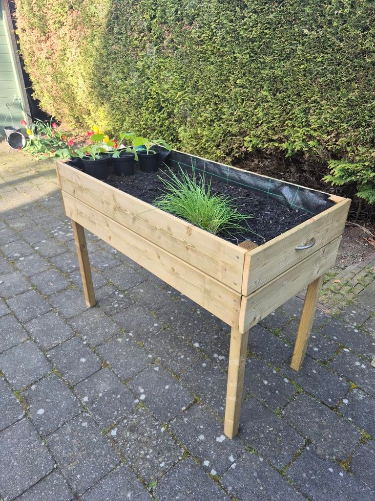 Stevige moestuinbak op poten – handgemaakt op maat, Ophalen, Nieuw, Kweekbak