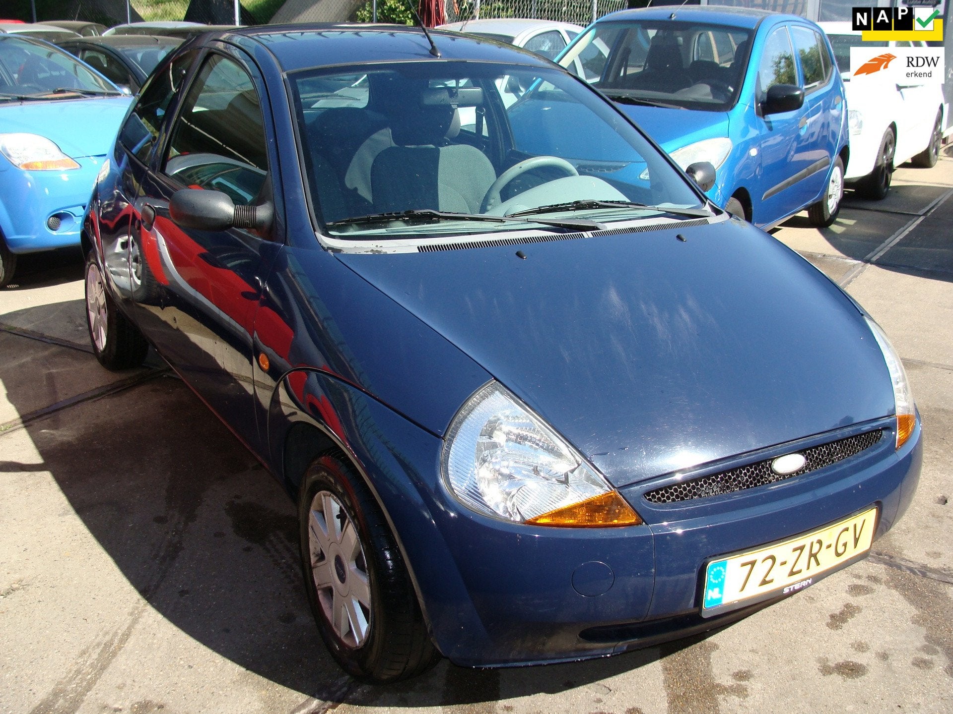 Ford Ka 1.3 Cool & Sound airco st bekr(uniek km)nap apk, Voorwielaandrijving, 1299 cc, Gebruikt, 31 €/maand