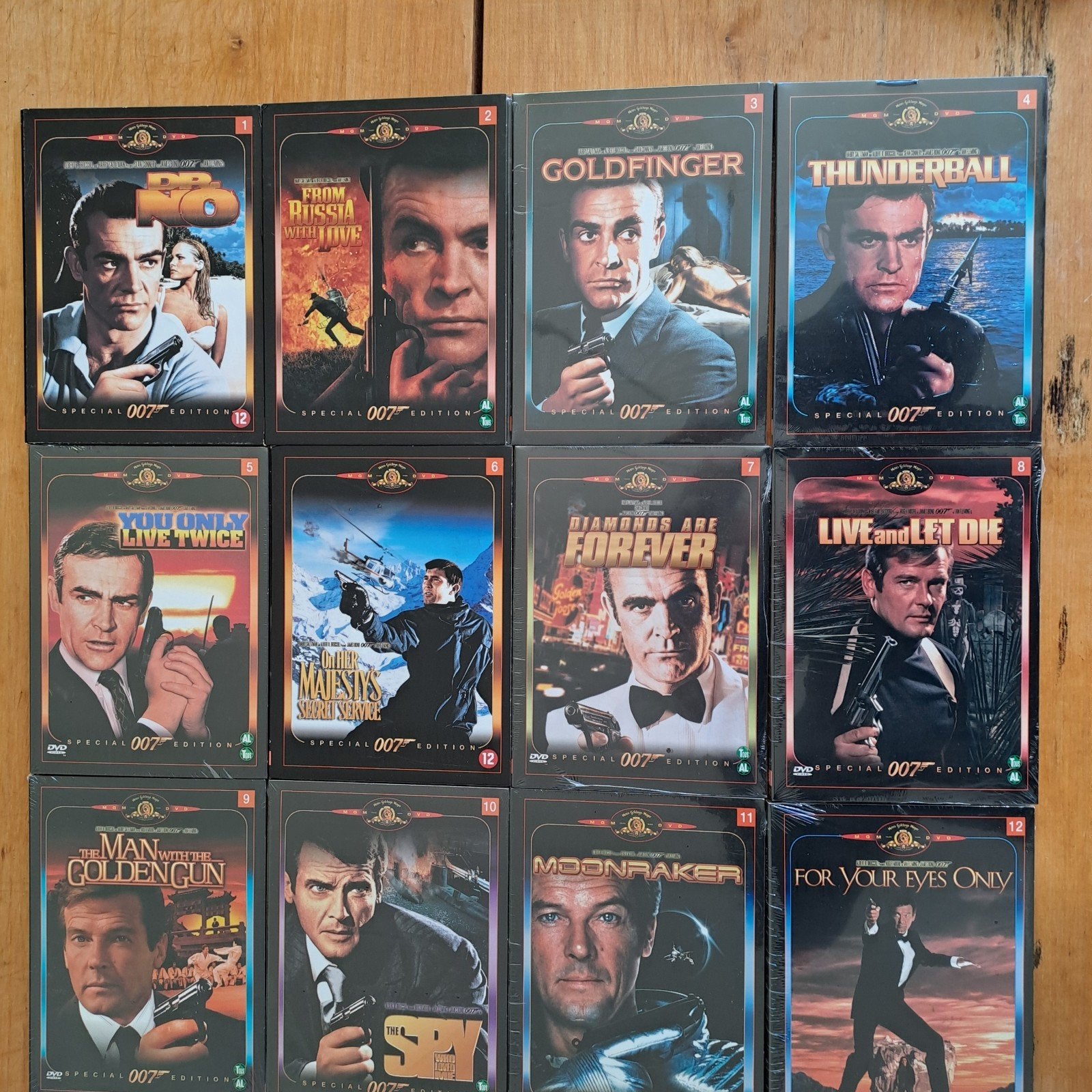 James Bond - Dvd Collectie - Compleet & in folie!, Cd's en Dvd's, Dvd's | Klassiekers, Engels, Nederlands, Reissue, Ophalen of Verzenden