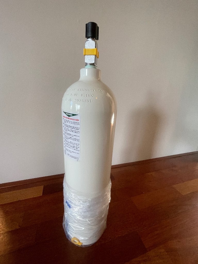 Nieuw 5L zuurstof fles pin index, Ophalen, Nieuw, Duikfles