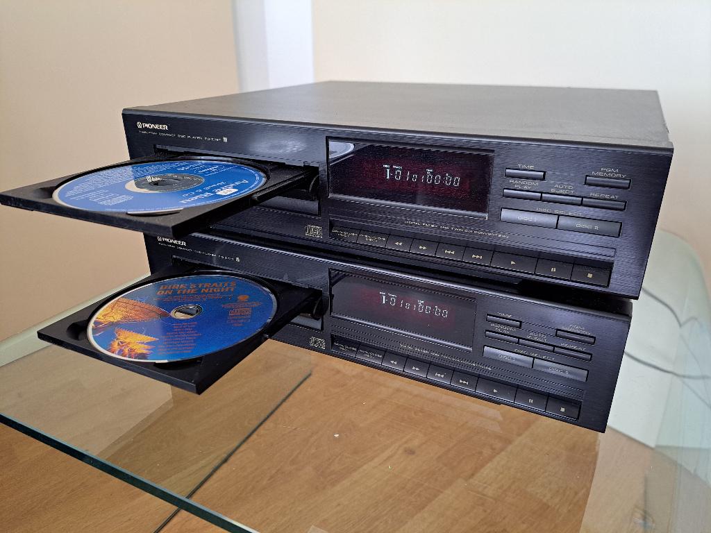 2x Pioneer PD-Z72T Twin CD spelers (defect), Ophalen of Verzenden, Gebruikt, Pioneer