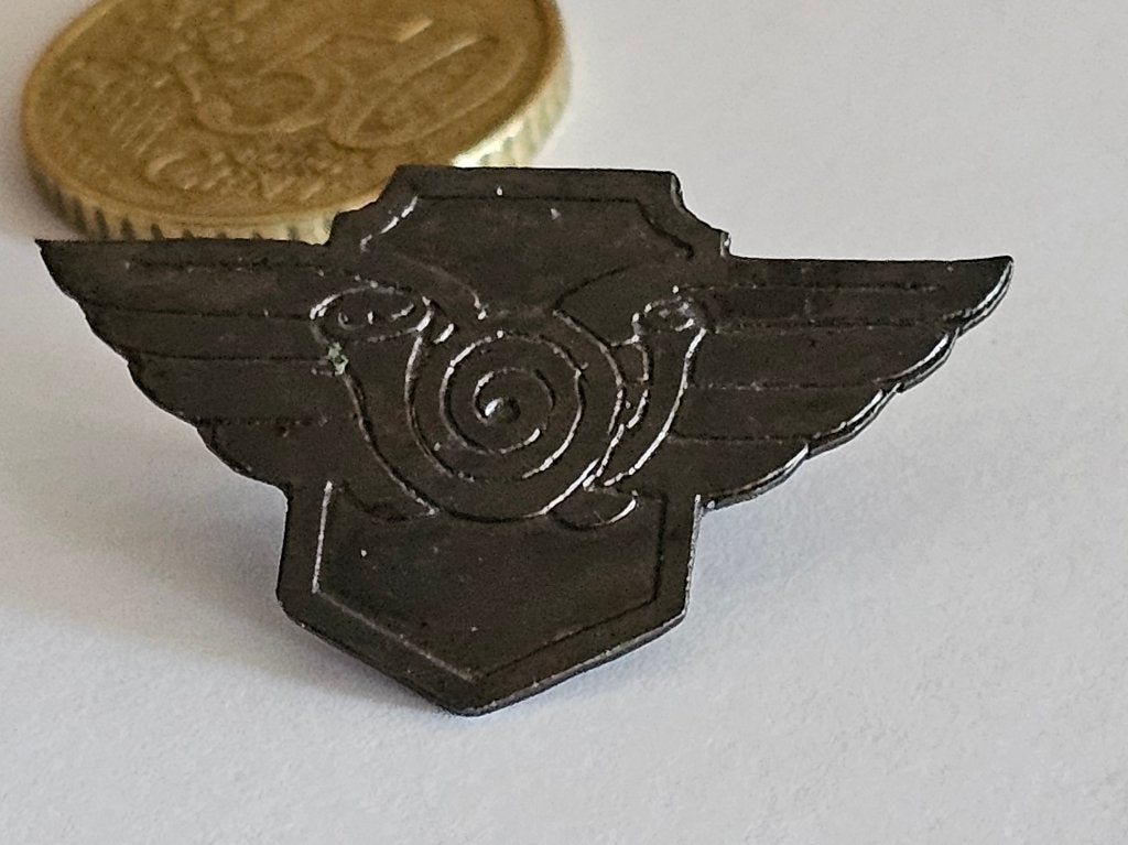 KNIL KRAAGEMBLEEM LUCHTDOELARTILLERIE, Verzamelen, Ophalen of Verzenden, Landmacht, Nederland, Embleem of Badge