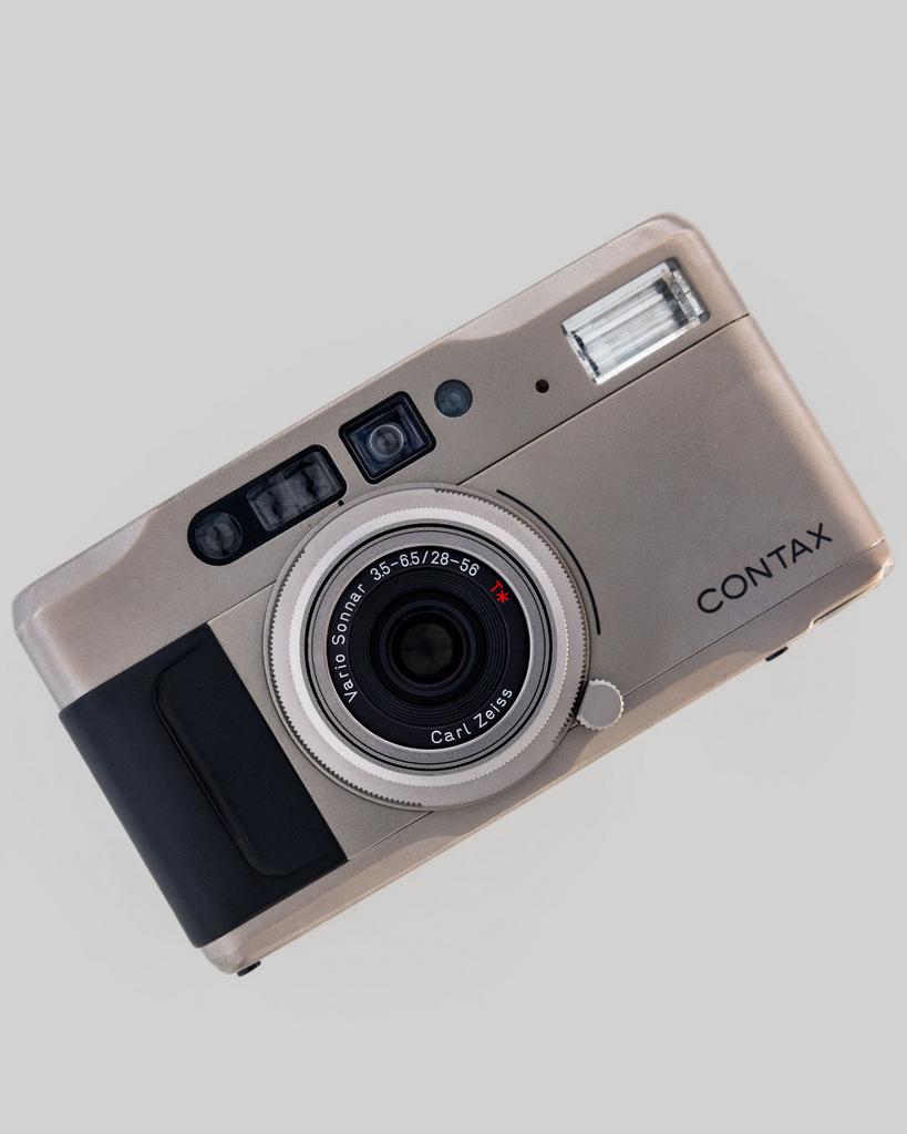 Contax TVS 35mm filmcamera, Audio, Tv en Foto, Fotocamera's Analoog, Ophalen, Gebruikt, Compact, Overige Merken