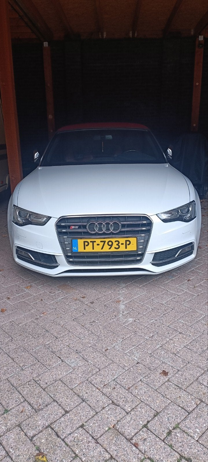 Audi S5 TFSI Cabrio 245KW 
2012, Auto's, Automaat, Cabriolet, Wit, Leder